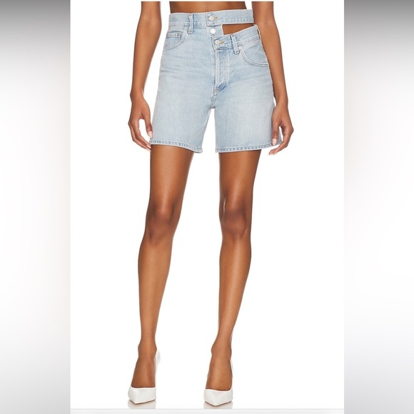 AGolde Broken Waistband Shorts Size 32 NWT - Picture 1 of 16